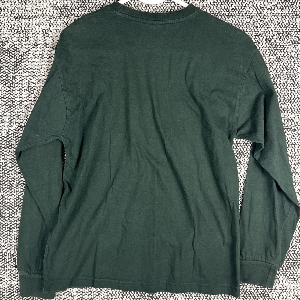Miami Hurricanes Long Sleeve Embroidered T Shirt Junior XL Green Crew Neck TSI - Picture 4 of 9